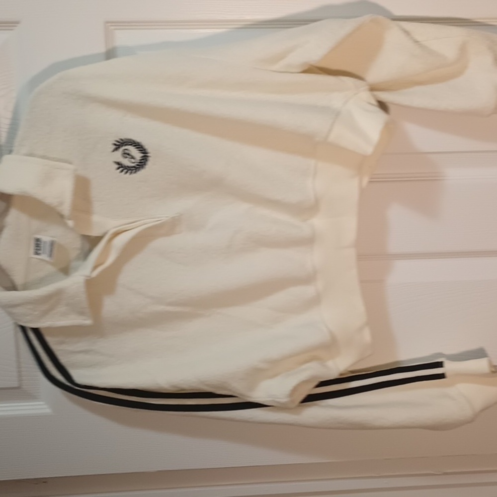 PINK Victoria's Secret Kids Cream Cropped Polo Shirt